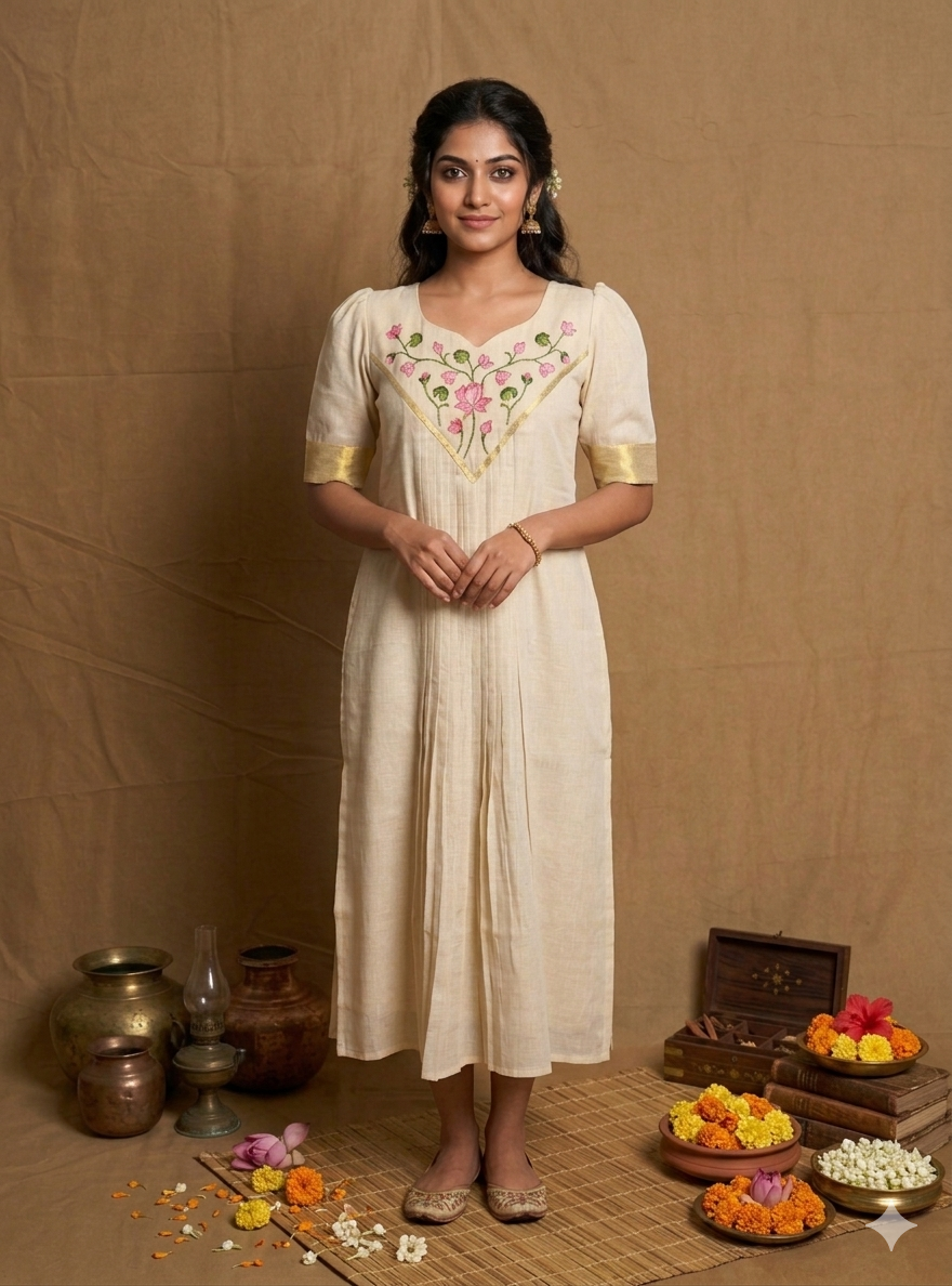 Lotus Onam  Straight Cut Top NK289