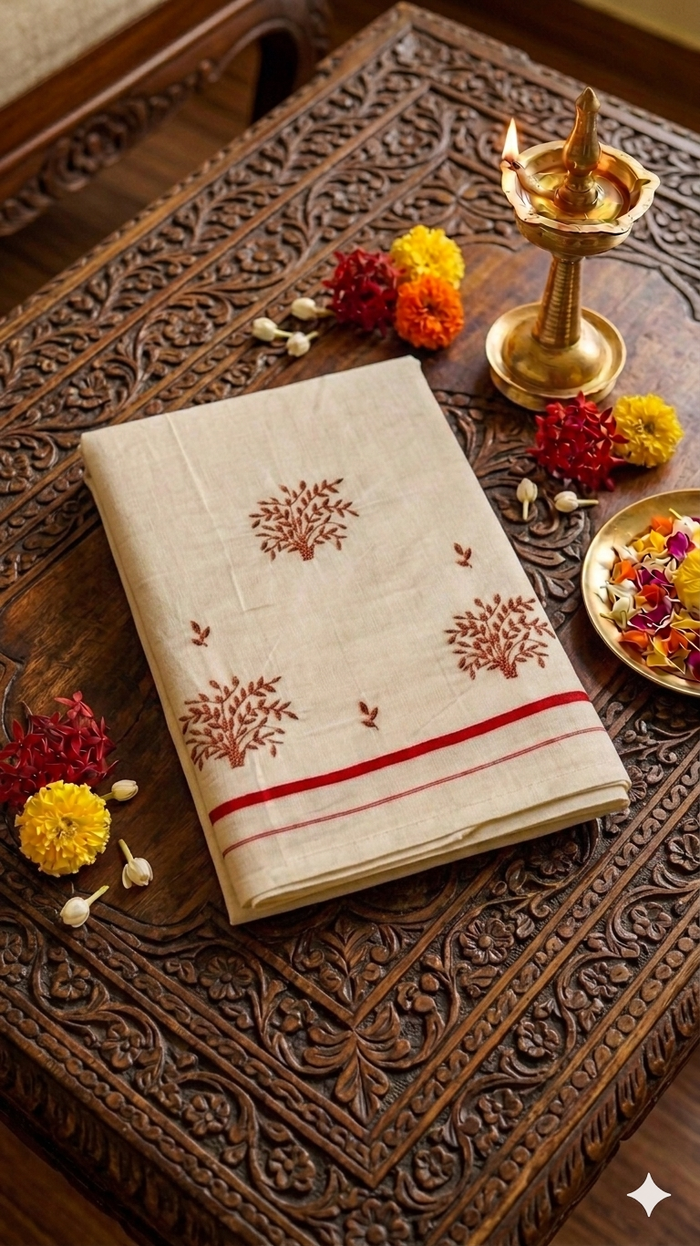 Manjari Onam Saree NK469