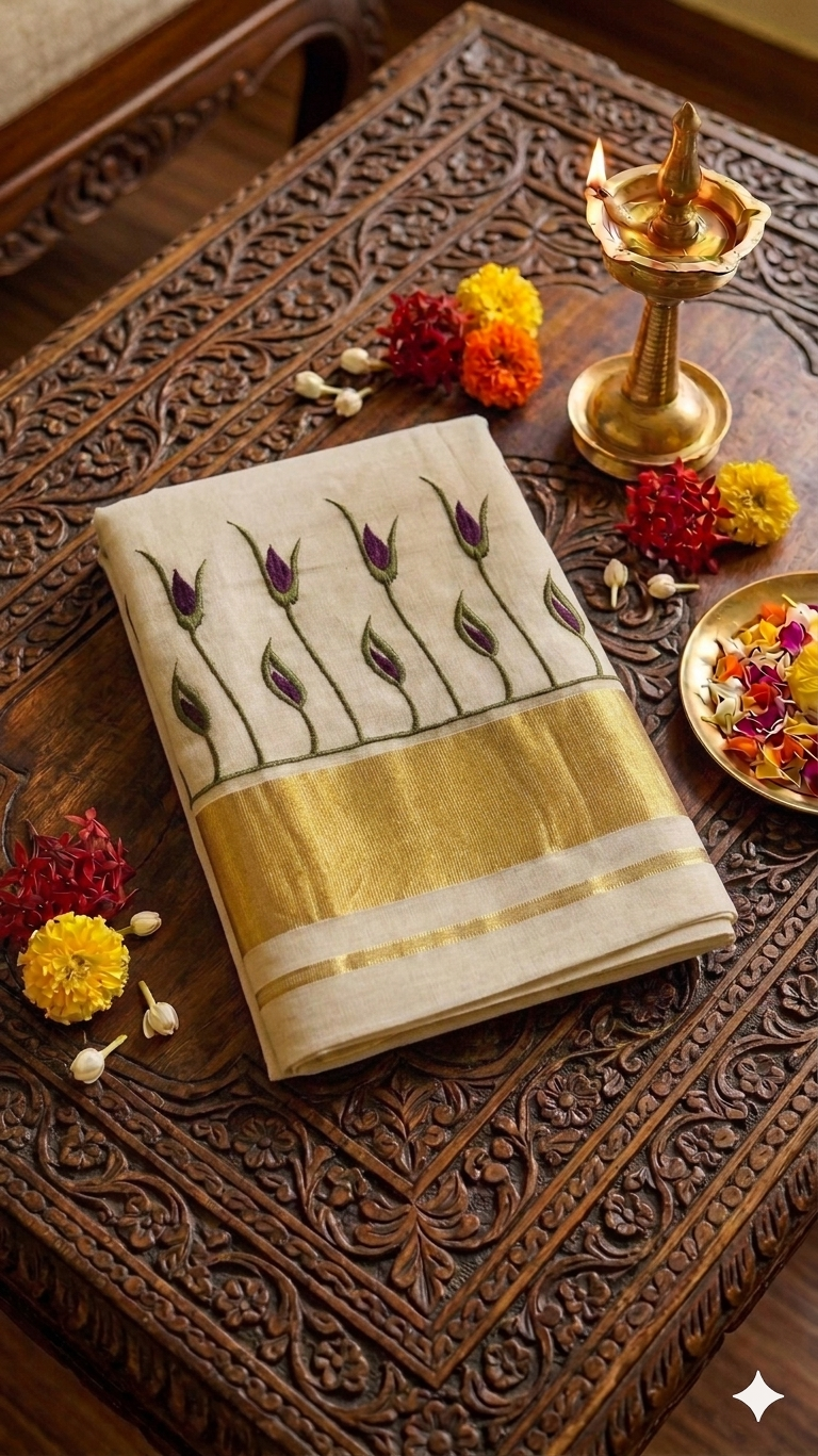 Mayilpeeli Onam Saree NK466