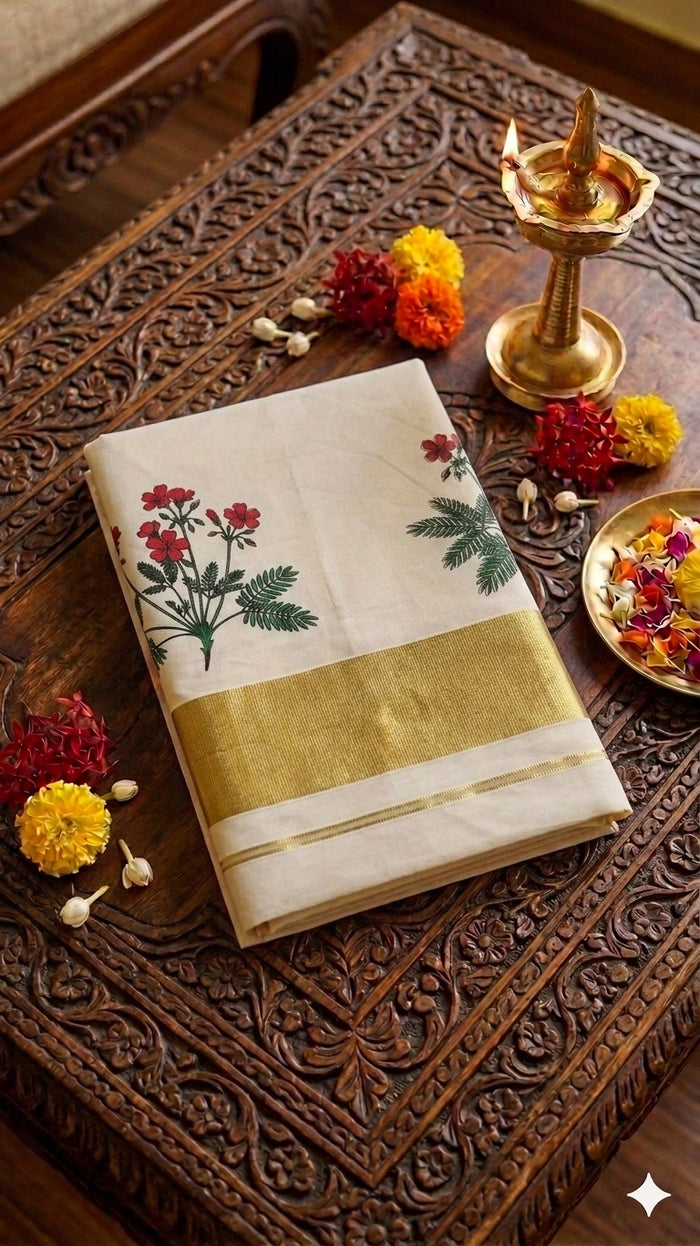 Mukkutti Onam Saree NK464