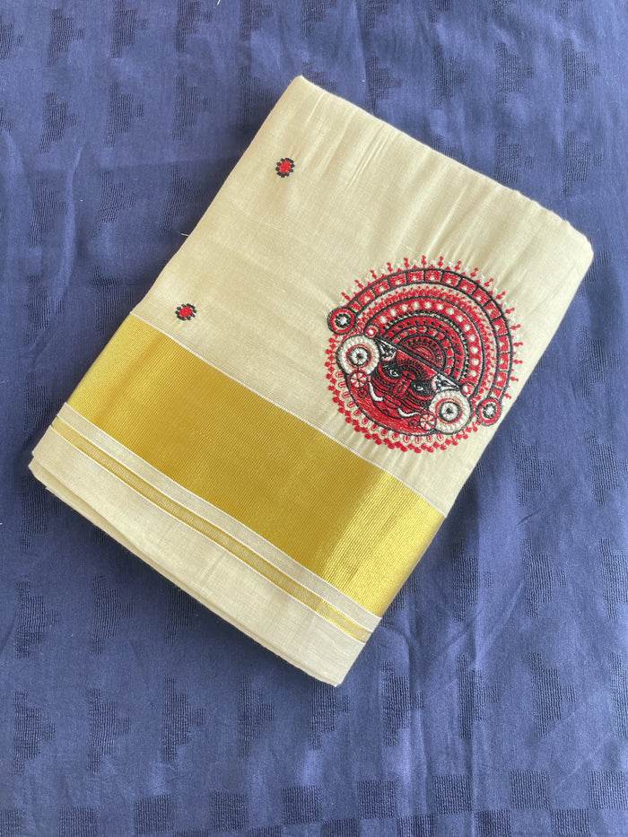 Theyyam Onam Saree NK486